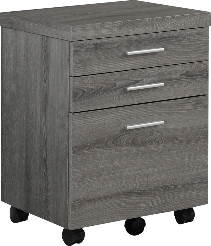 Wampton Taupe File Cabinet