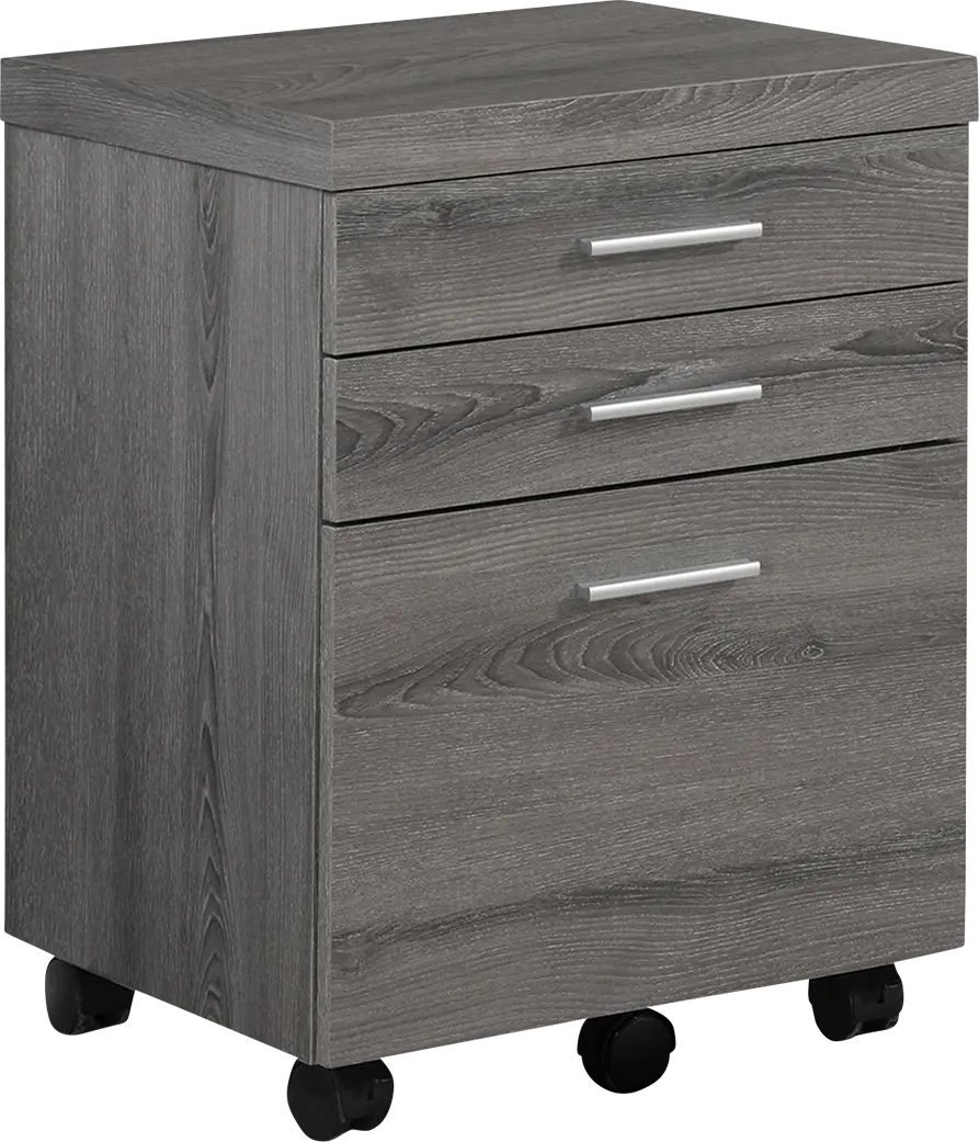 Wampton Taupe File Cabinet
