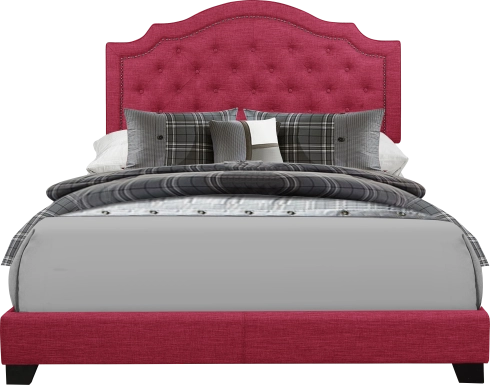 Bowerton Pink King Upholstered Bed