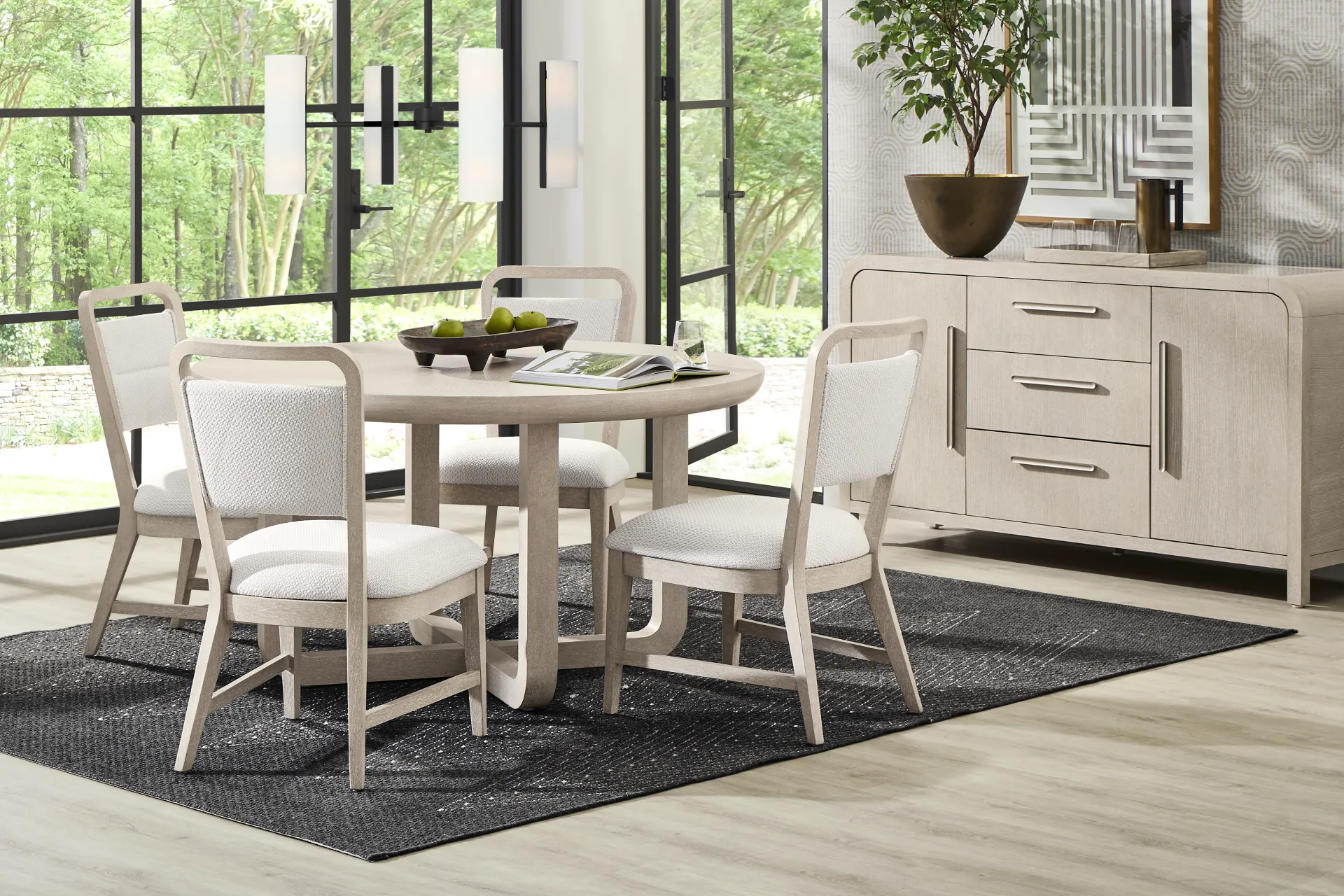 Canyon Light Gray Upholstered Side Chair - Image 2