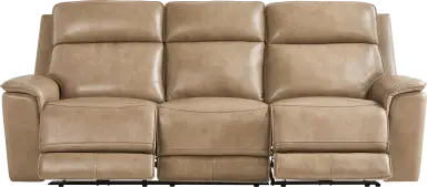 2 pc dual power reclining sofa