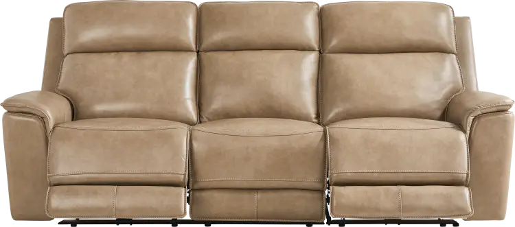 2 pc dual power reclining sofa