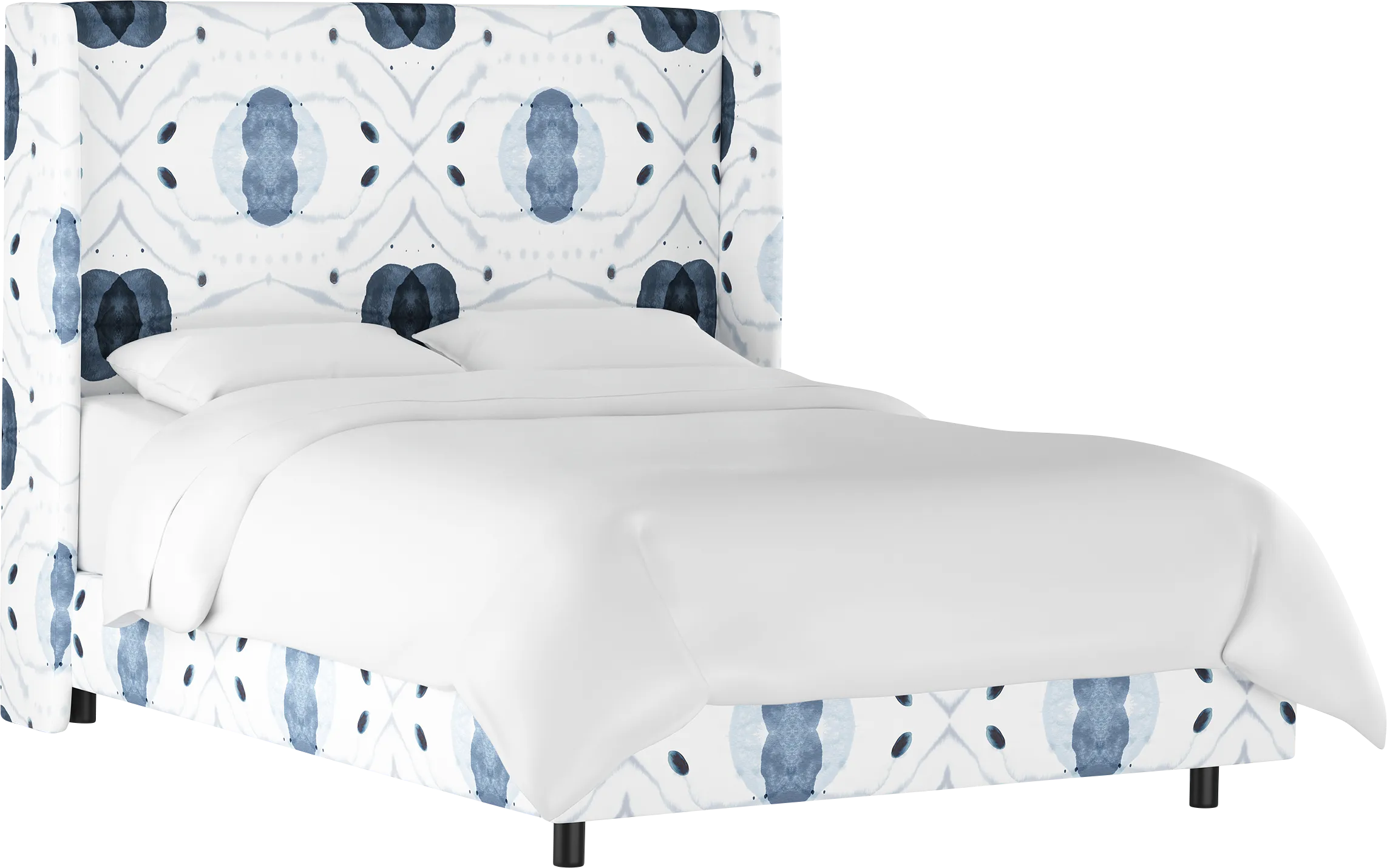 Kids Vashti Blue Full Upholstered Bed - Thumbnail - Image 1