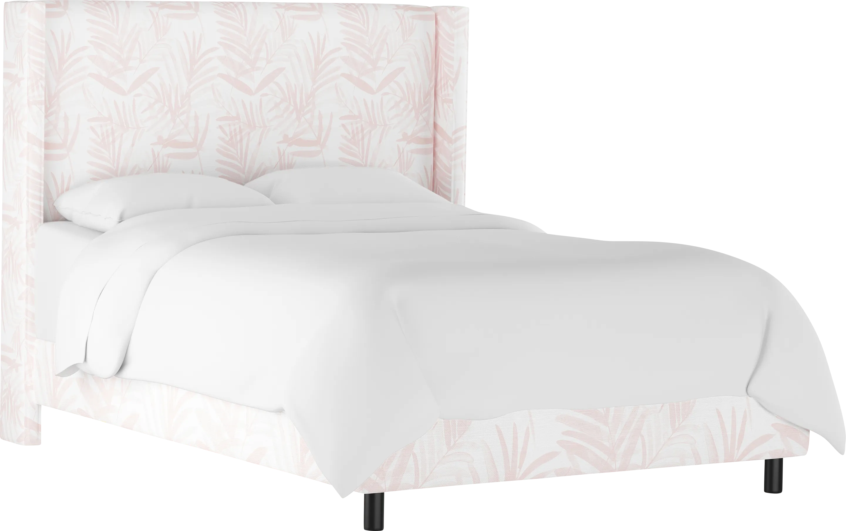 Fern Grove Pink Twin Upholstered Bed