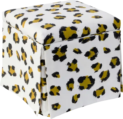 Selima Brown Storage Ottoman