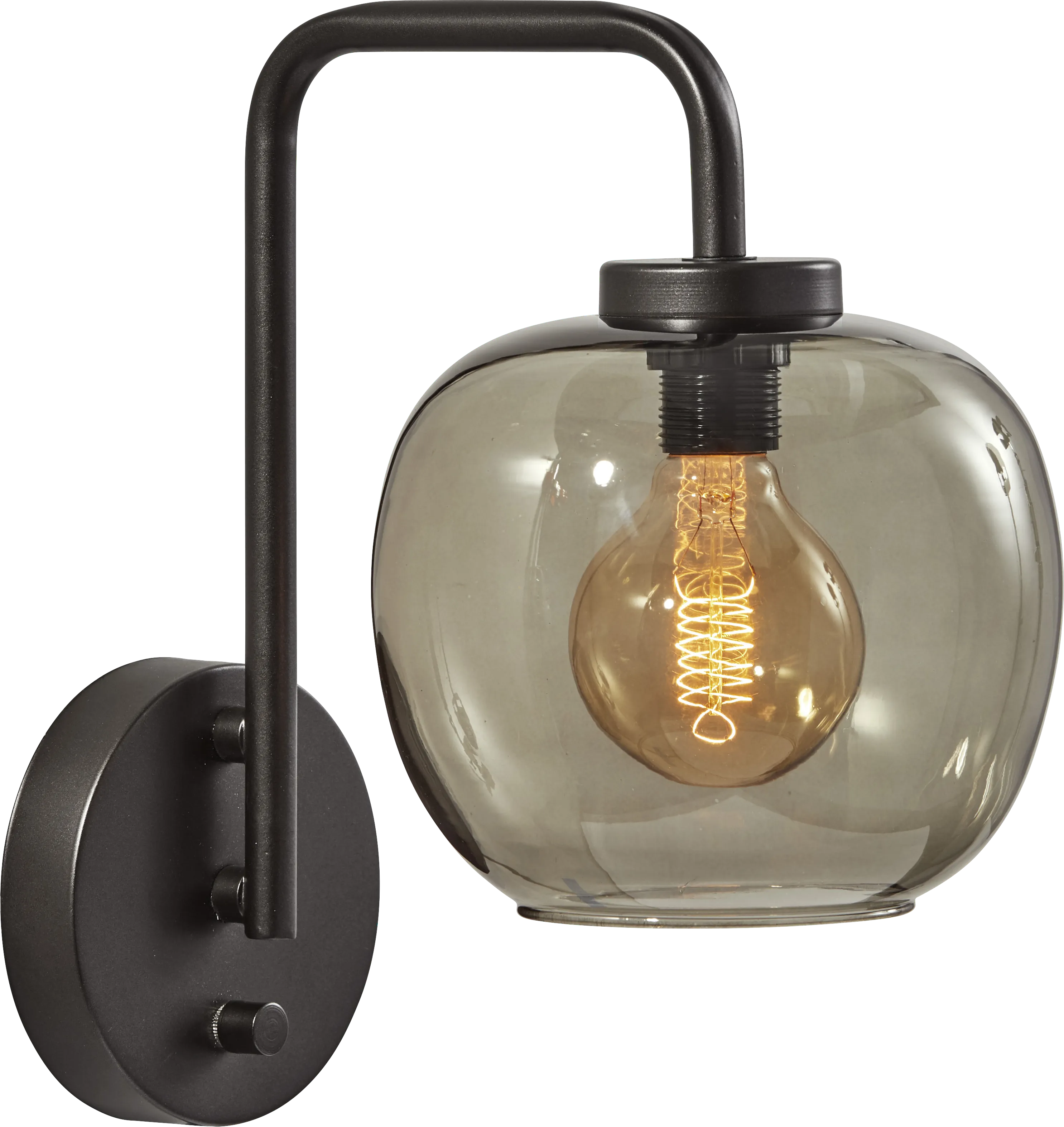 Aynlee Black Wall Sconce - Thumbnail - Image 1