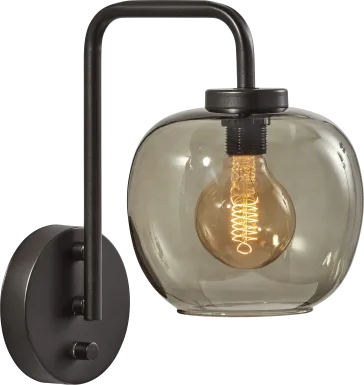Aynlee Black Wall Sconce
