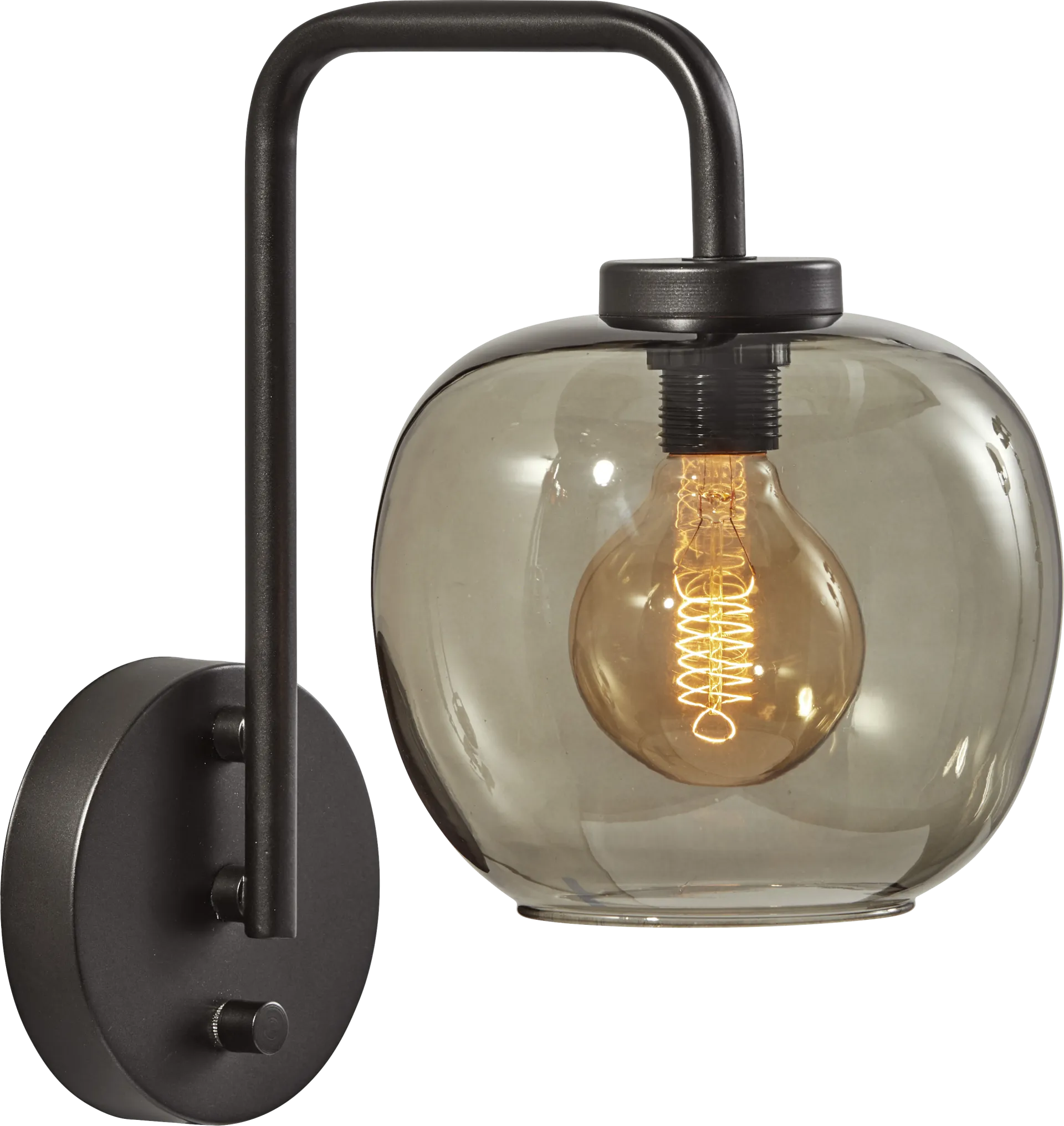 Aynlee Black Wall Sconce - Image 1