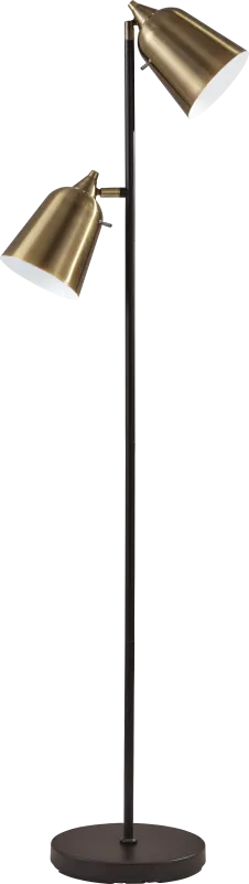 Filson Black Floor Lamp