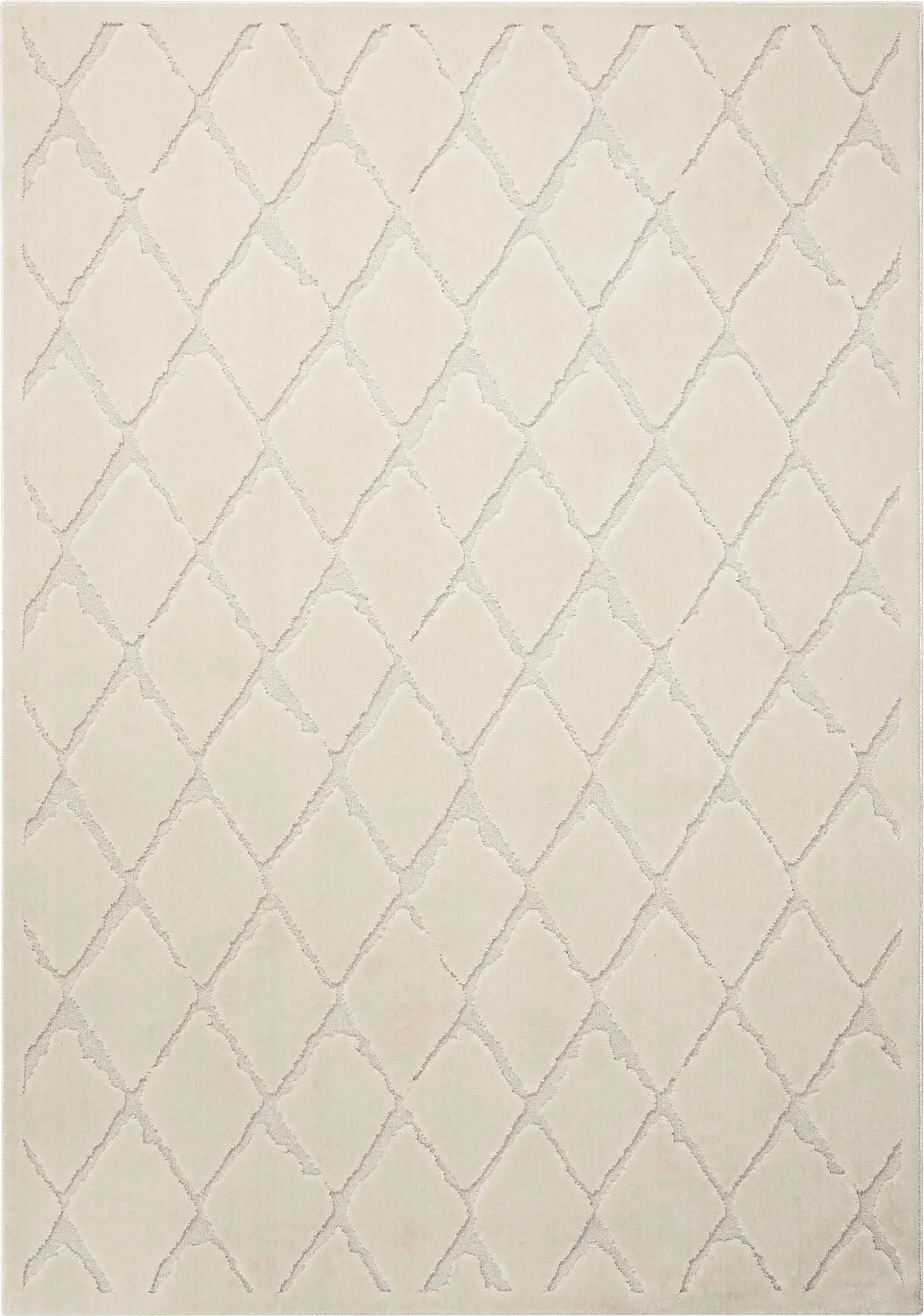 Aerilyn White Polyester Fabric Rug | Rooms to Go