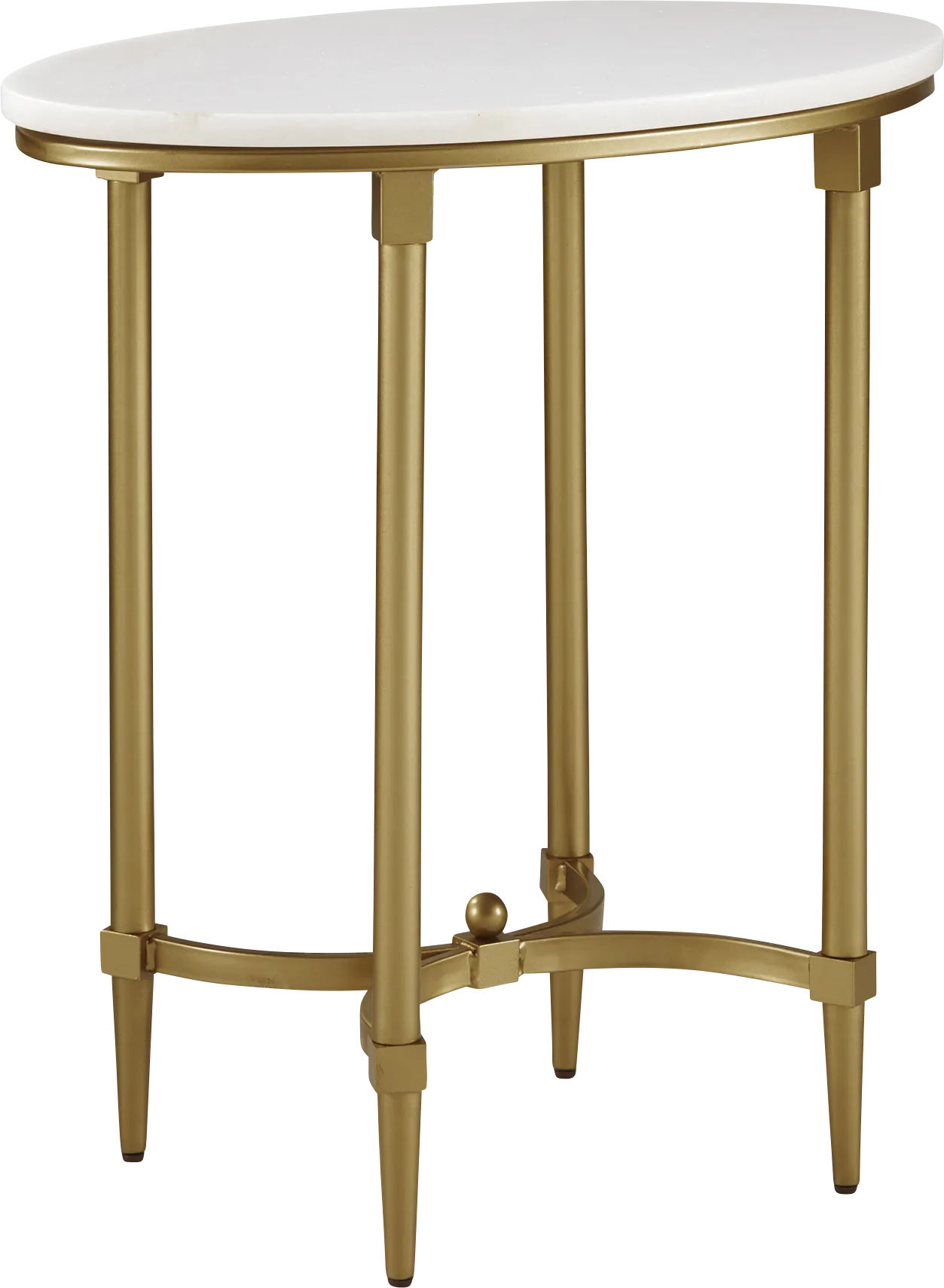 Hartsook White End Table - Thumbnail - Image 1