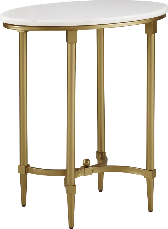 Hartsook White End Table