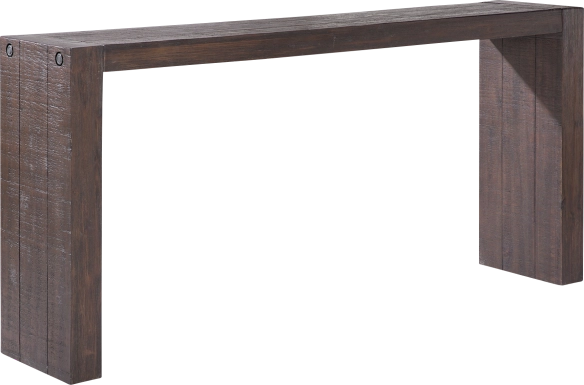 Yardarm Brown Console Table