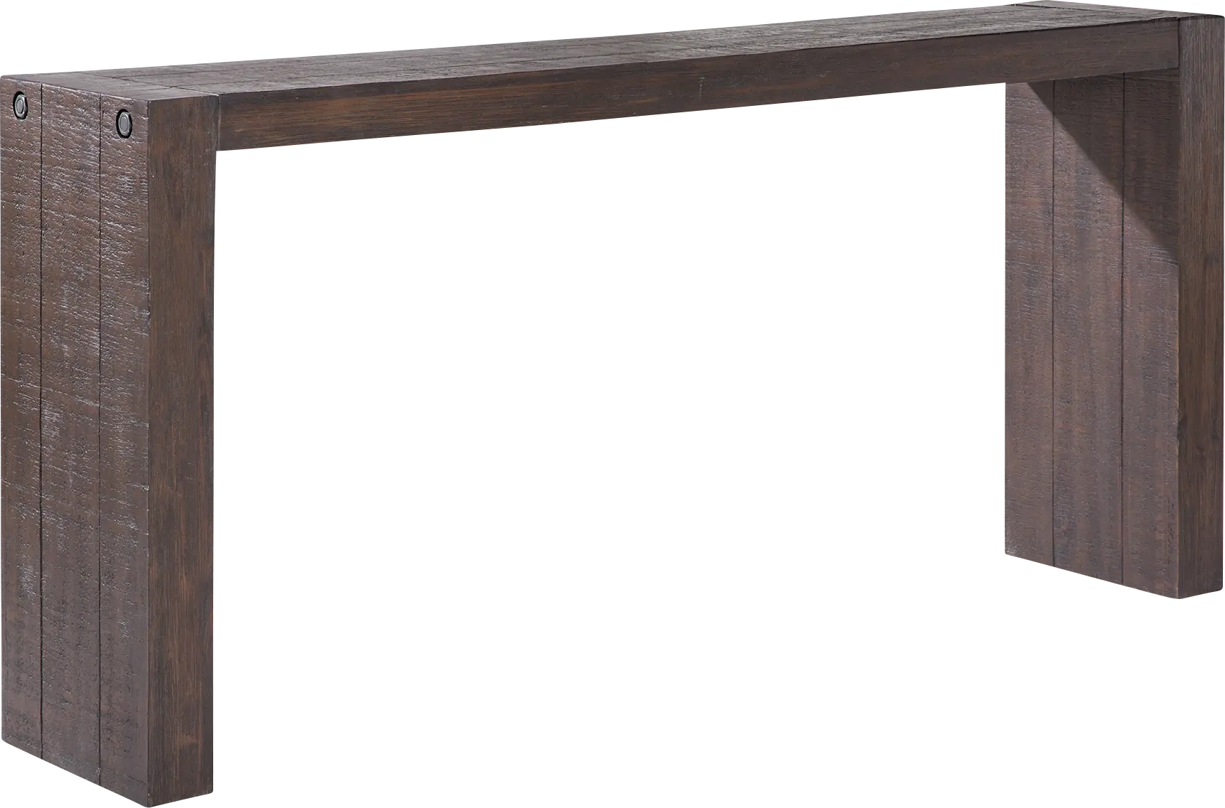 Yardarm Brown Console Table