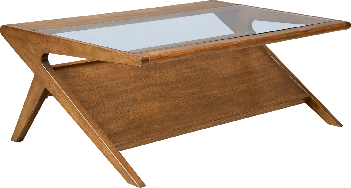 Ridien Pecan Cocktail Table