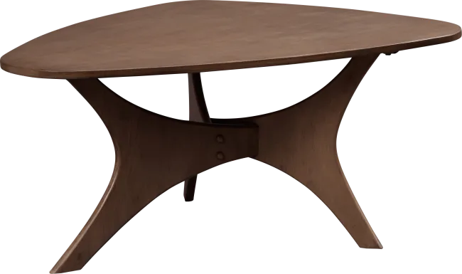 Barshay Brown Triangle Cocktail Table