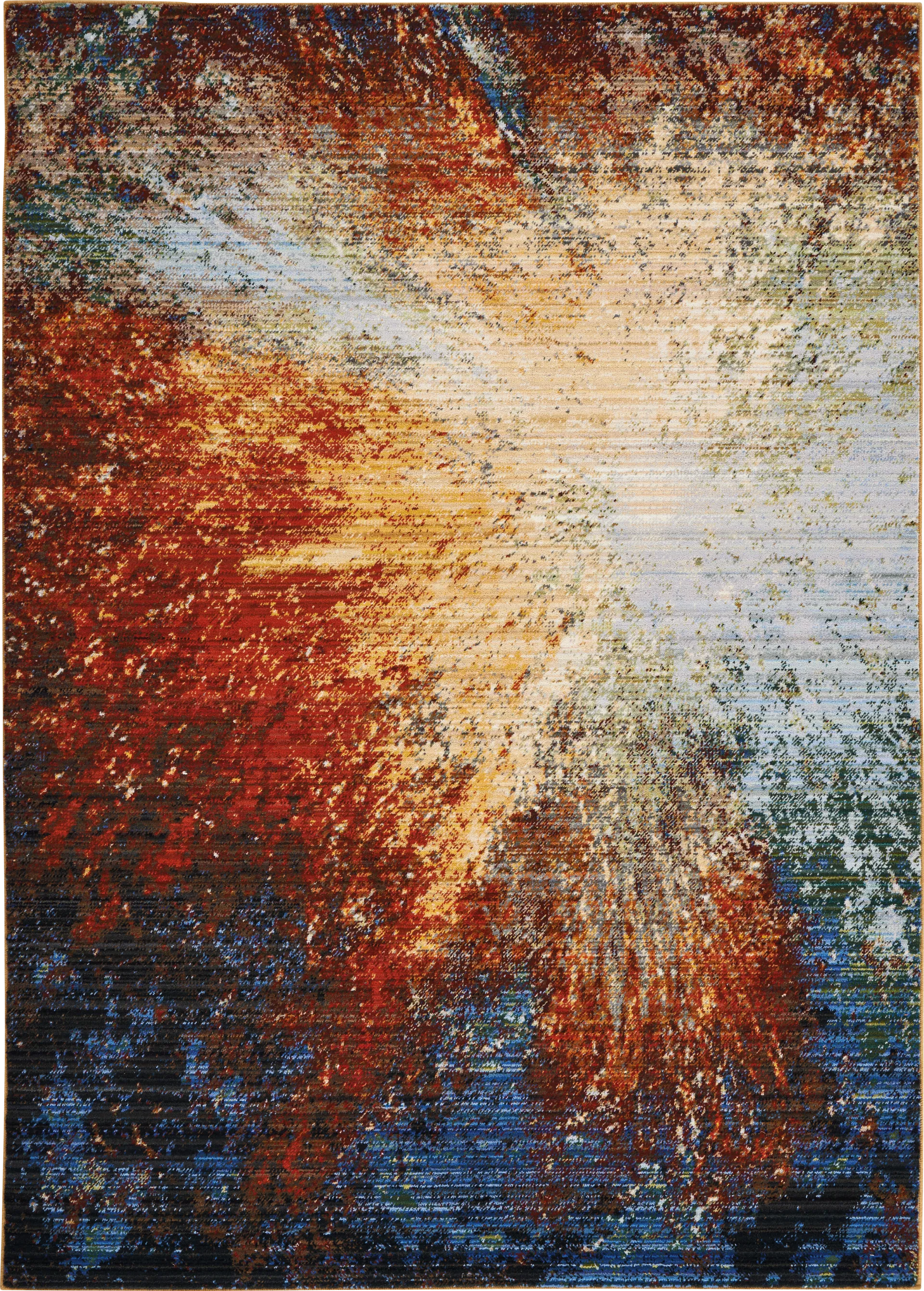 Nureen Red 5'6 x 8' Rug - Image 1