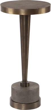 Melford Bronze Accent Table