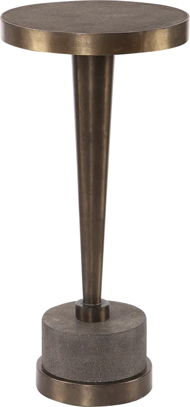 Melford Bronze Accent Table