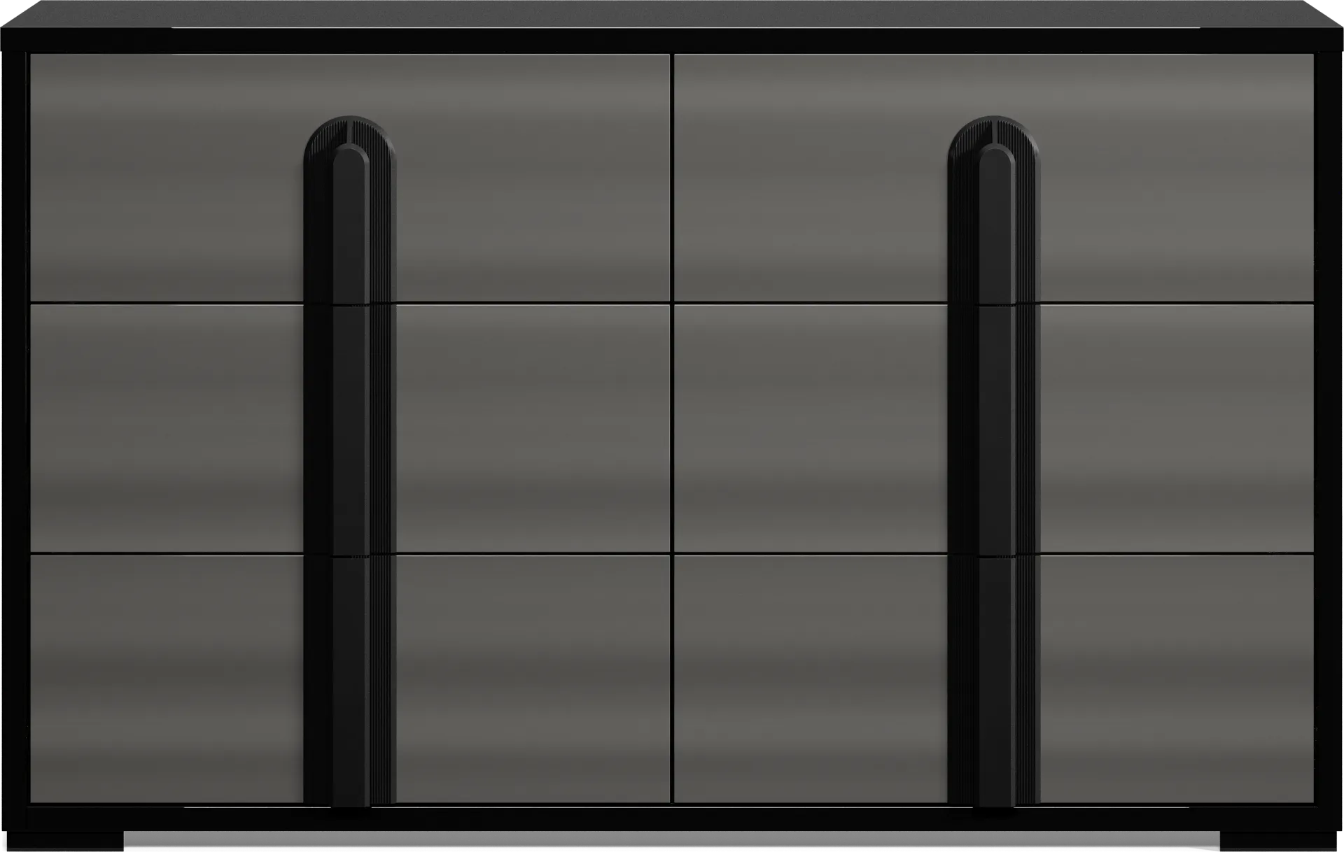 Star Wars Black Lighted Bedroom with Millennium Falcon Lightspeed Carbonite Twin Platform Bed - Image 5