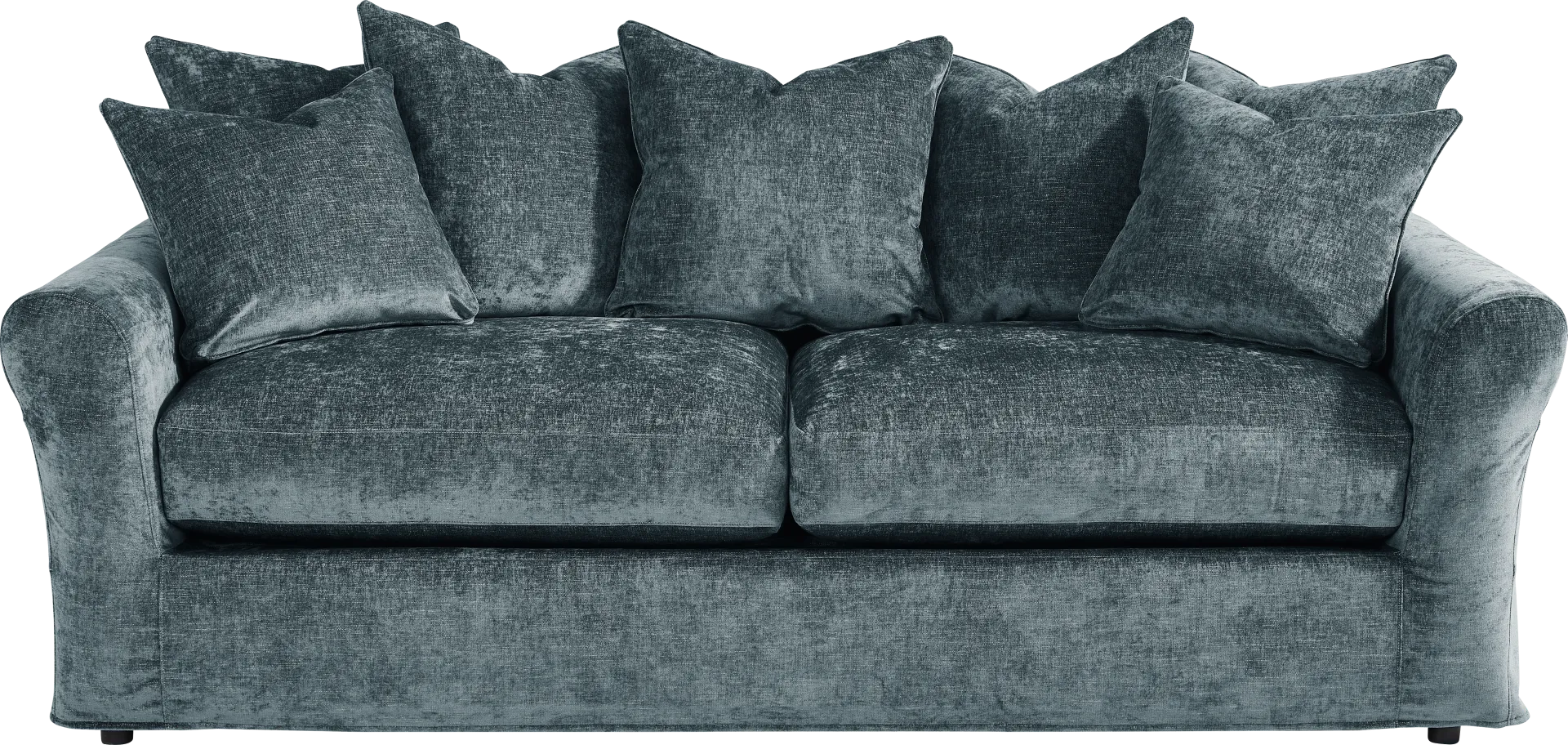 Essex Lane Lagoon Slipcover Apartment Sofa - Image 1