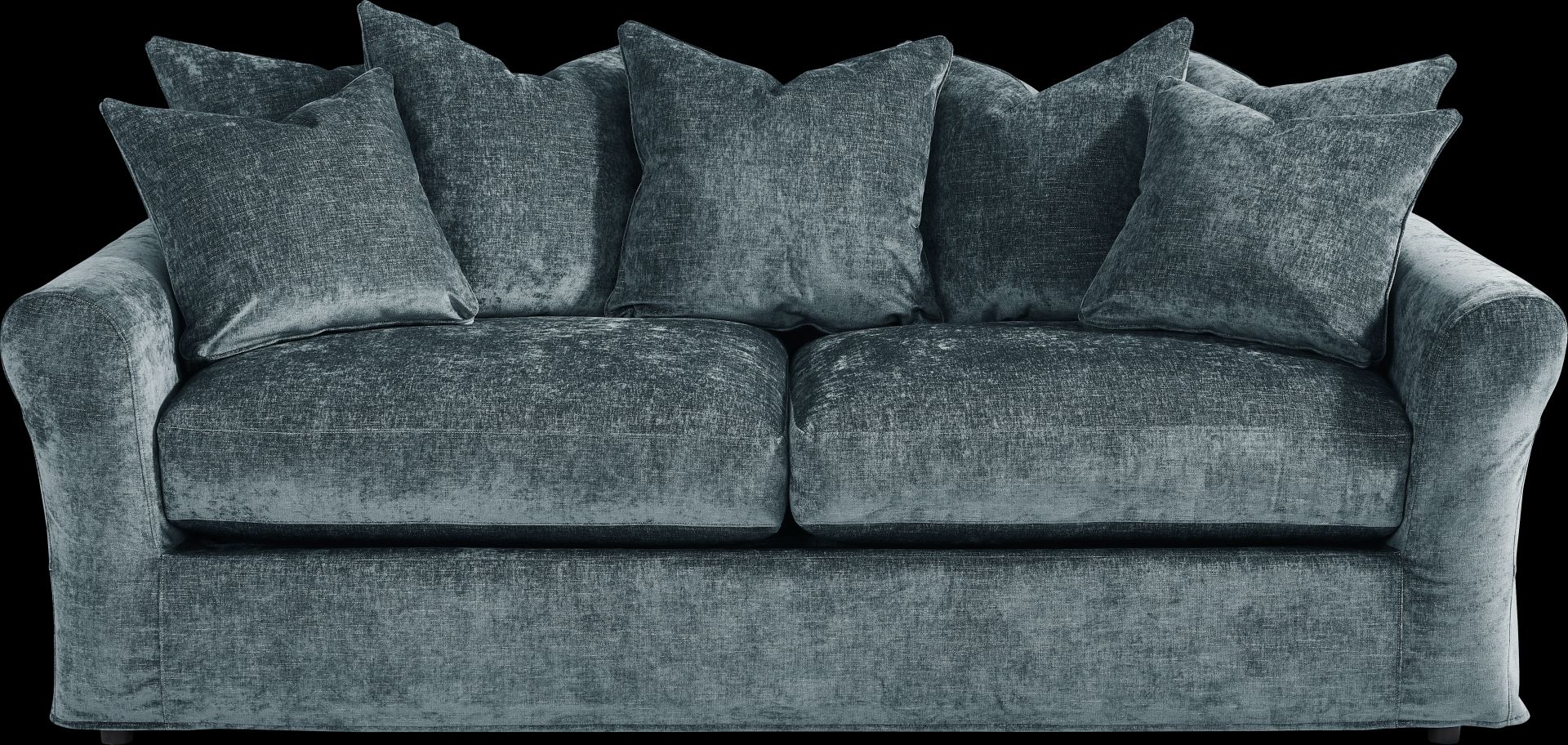 Essex Lane Lagoon Slipcover Apartment Sofa - Image 1