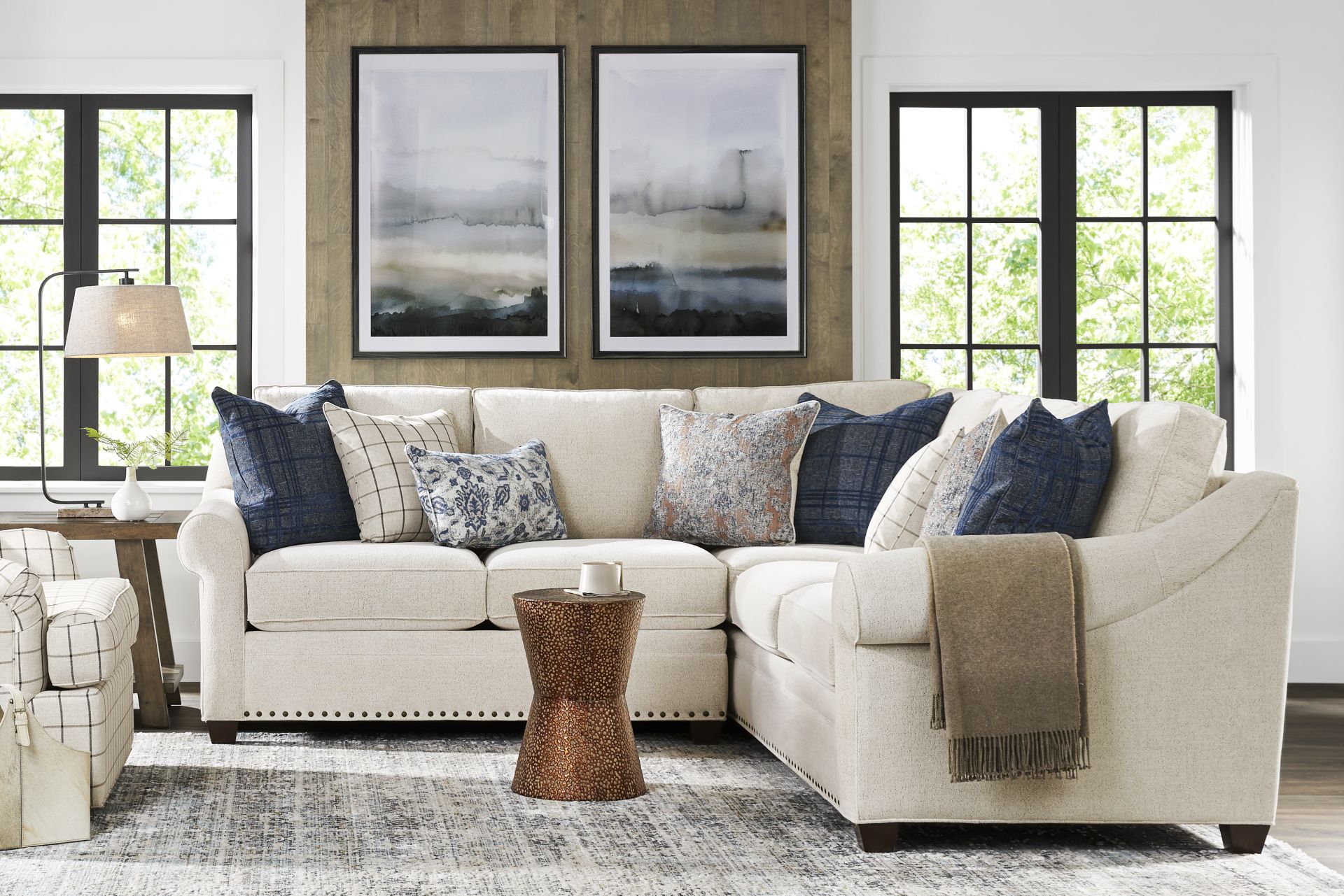 Parkview Beige 5 Pc Sectional Living Room - Image 1