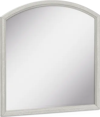 Kids Emilie Rose Wirebrush Gray Mirror