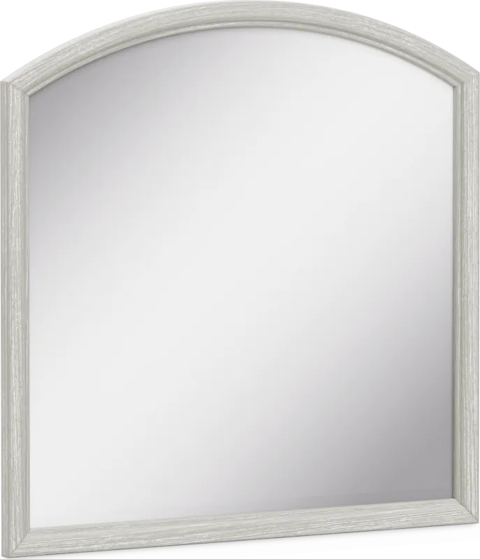 Kids Emilie Rose Wirebrush Gray Mirror