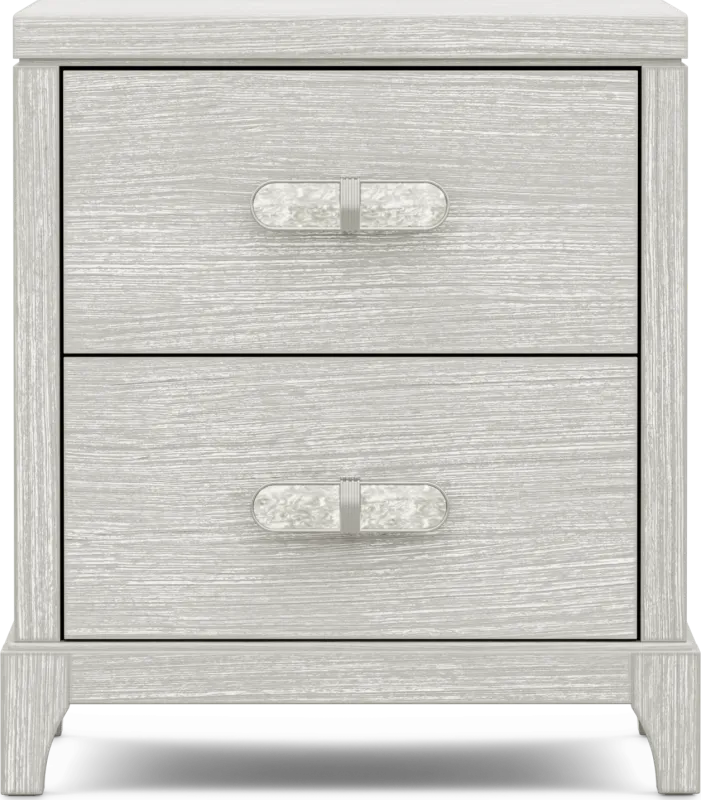 Kids Emilie Rose Wirebrush Gray Nightstand