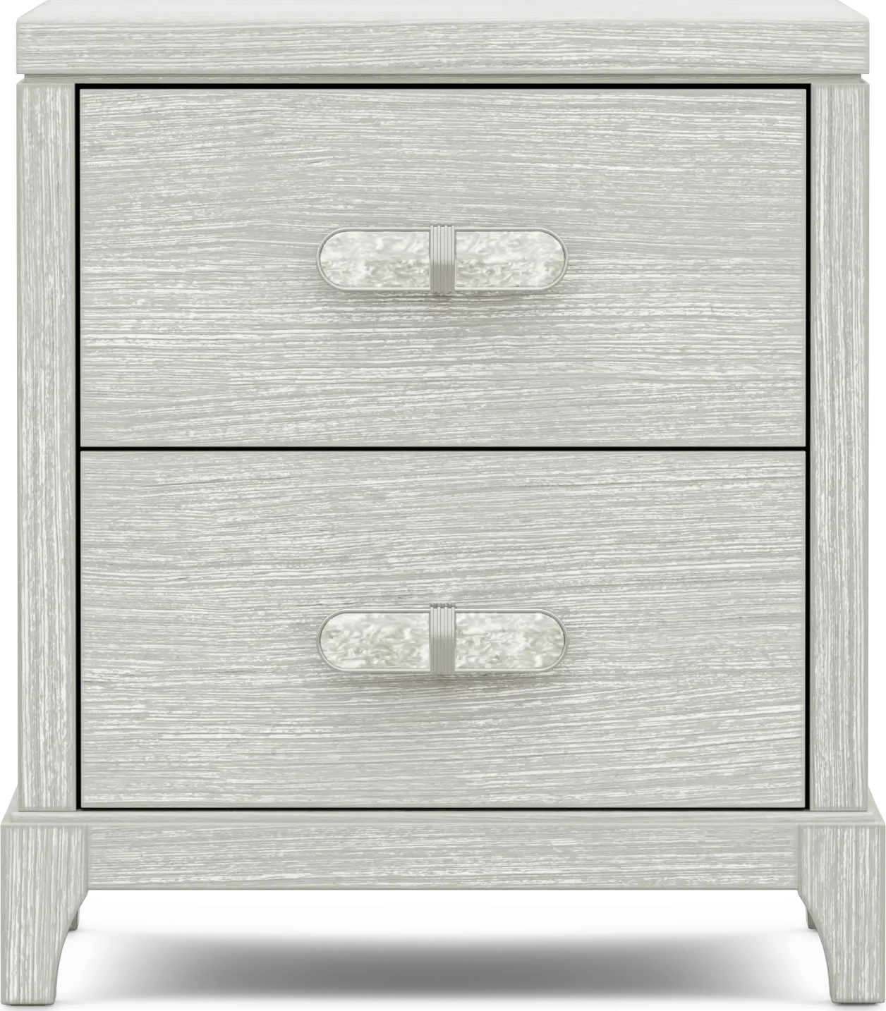 Kids Emilie Rose Wirebrush Gray Nightstand