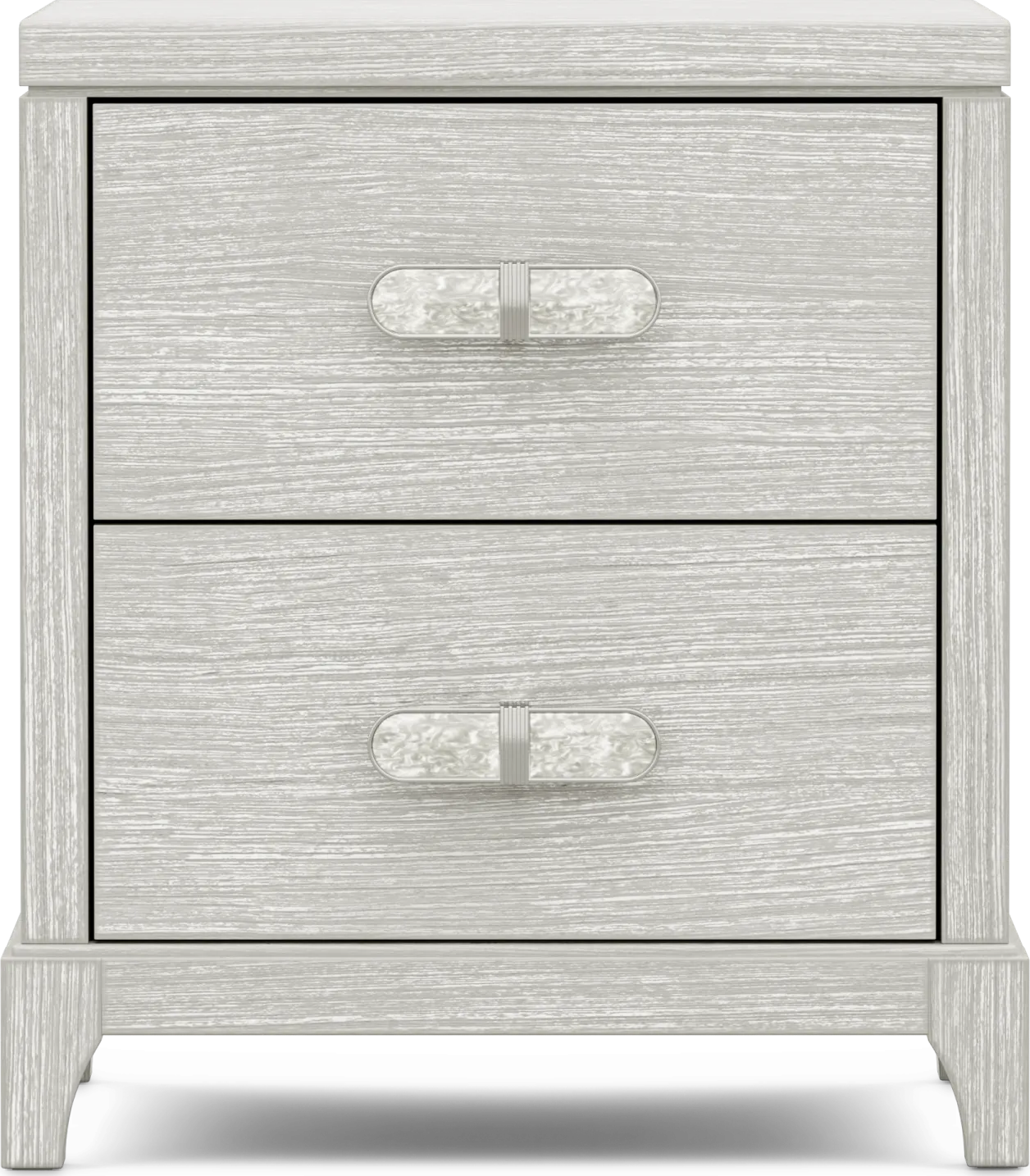 Kids Emilie Rose Wirebrush Gray Nightstand - Image 1