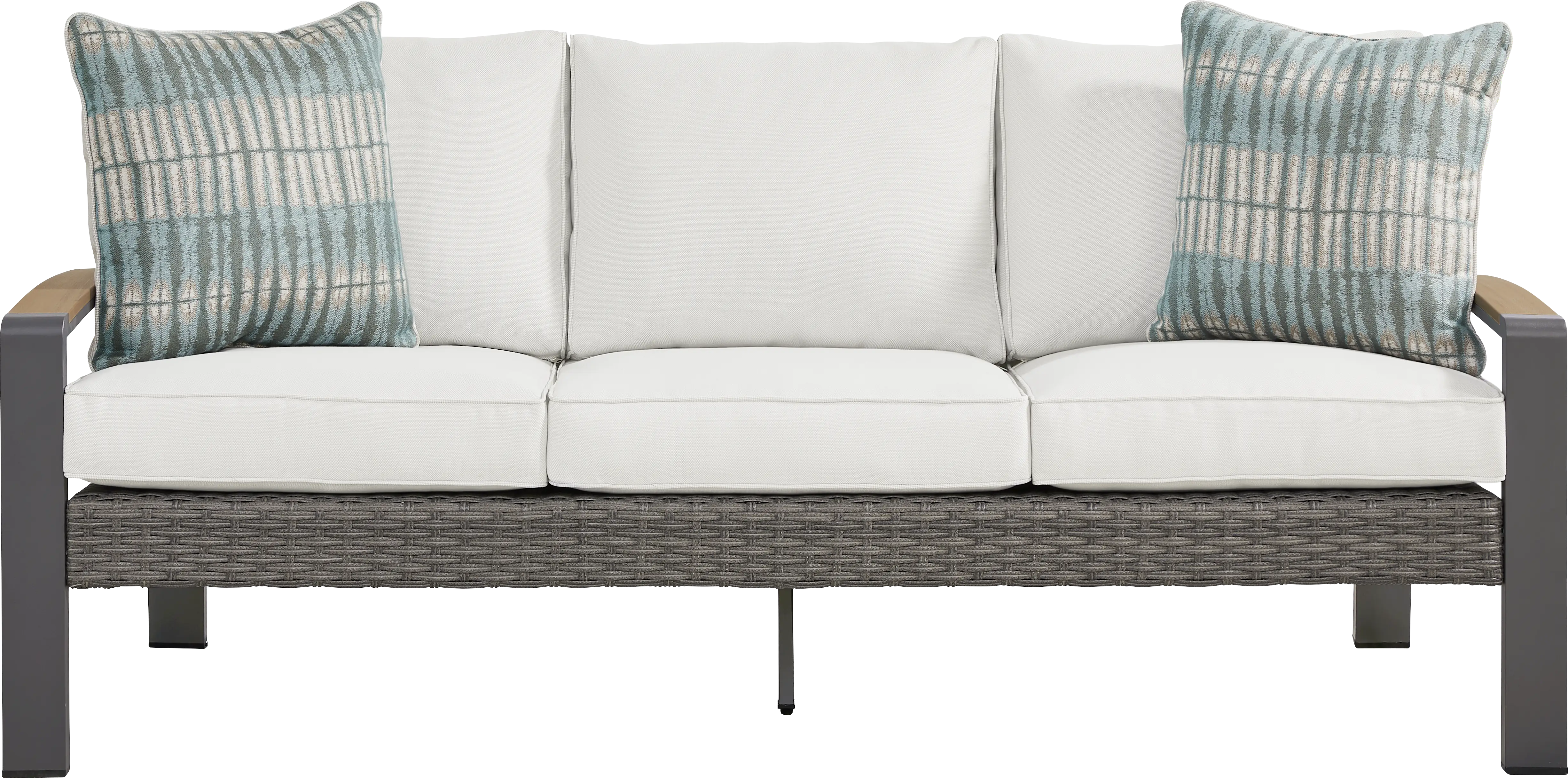 Randolph Gray 3 Pc Outdoor Seating Set - Thumbnail - Image 2