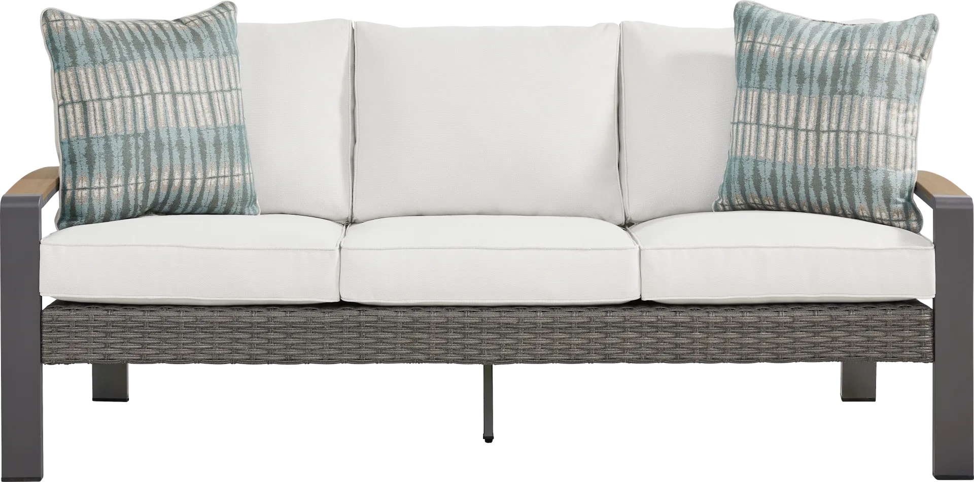 Randolph Gray 3 Pc Outdoor Seating Set - Image 2