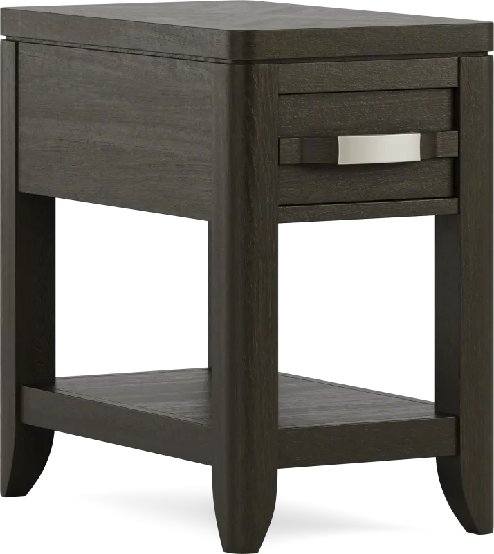 Niccolo Brown Chairside Table