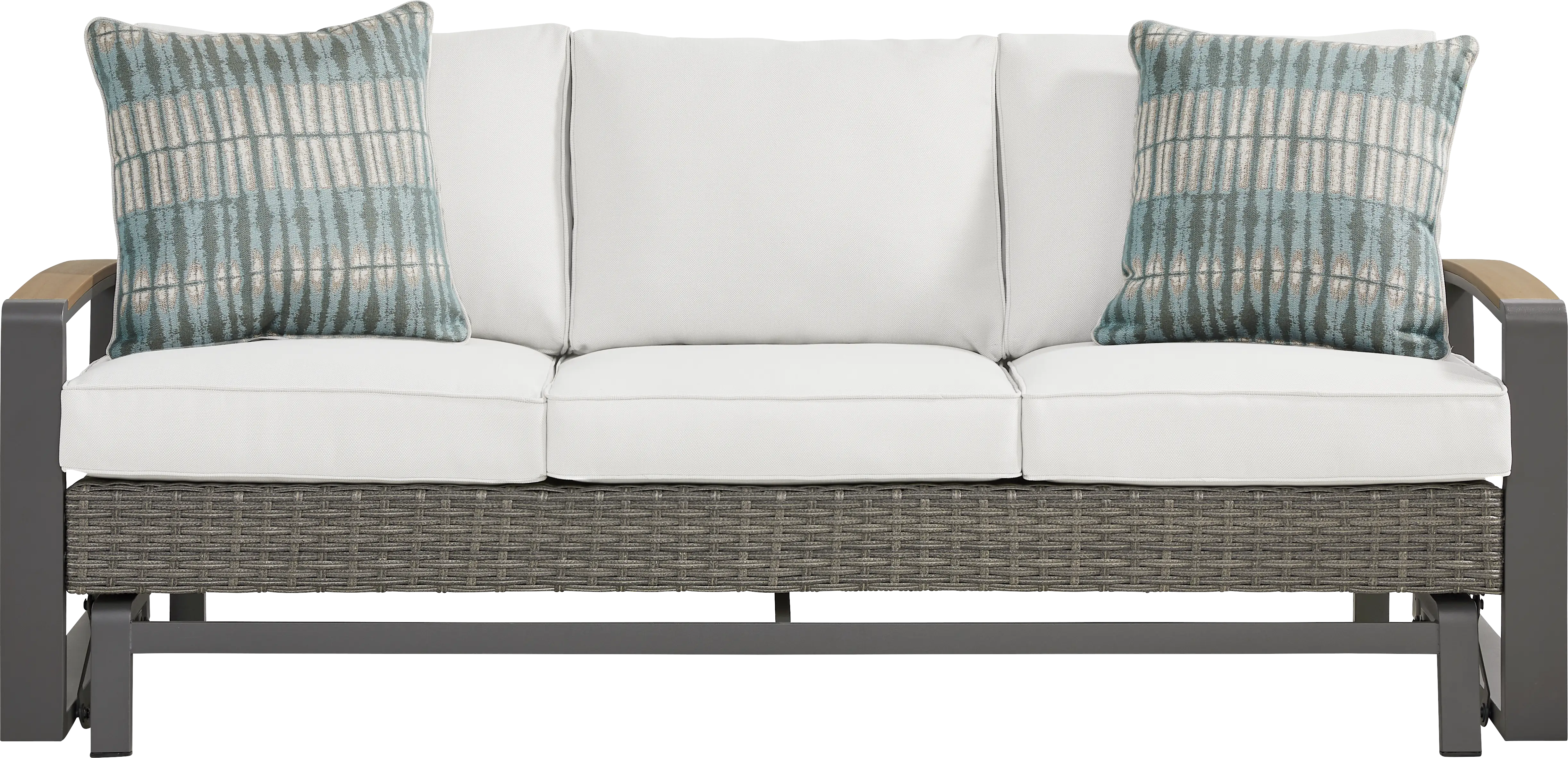 Randolph Gray 4 Pc Outdoor Glider Seating Set - Thumbnail - Image 2