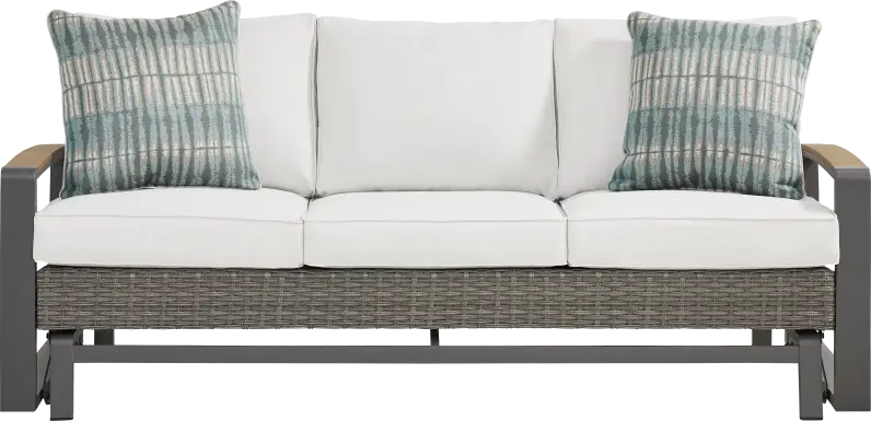 Randolph Gray Outdoor Glider Sofa