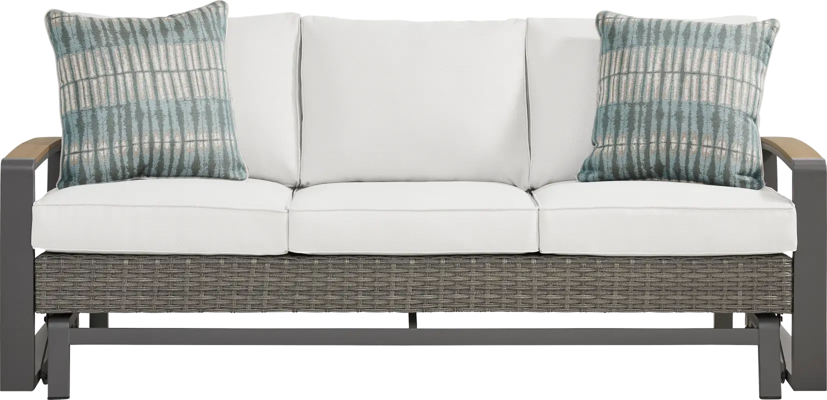 Randolph Gray Outdoor Glider Sofa