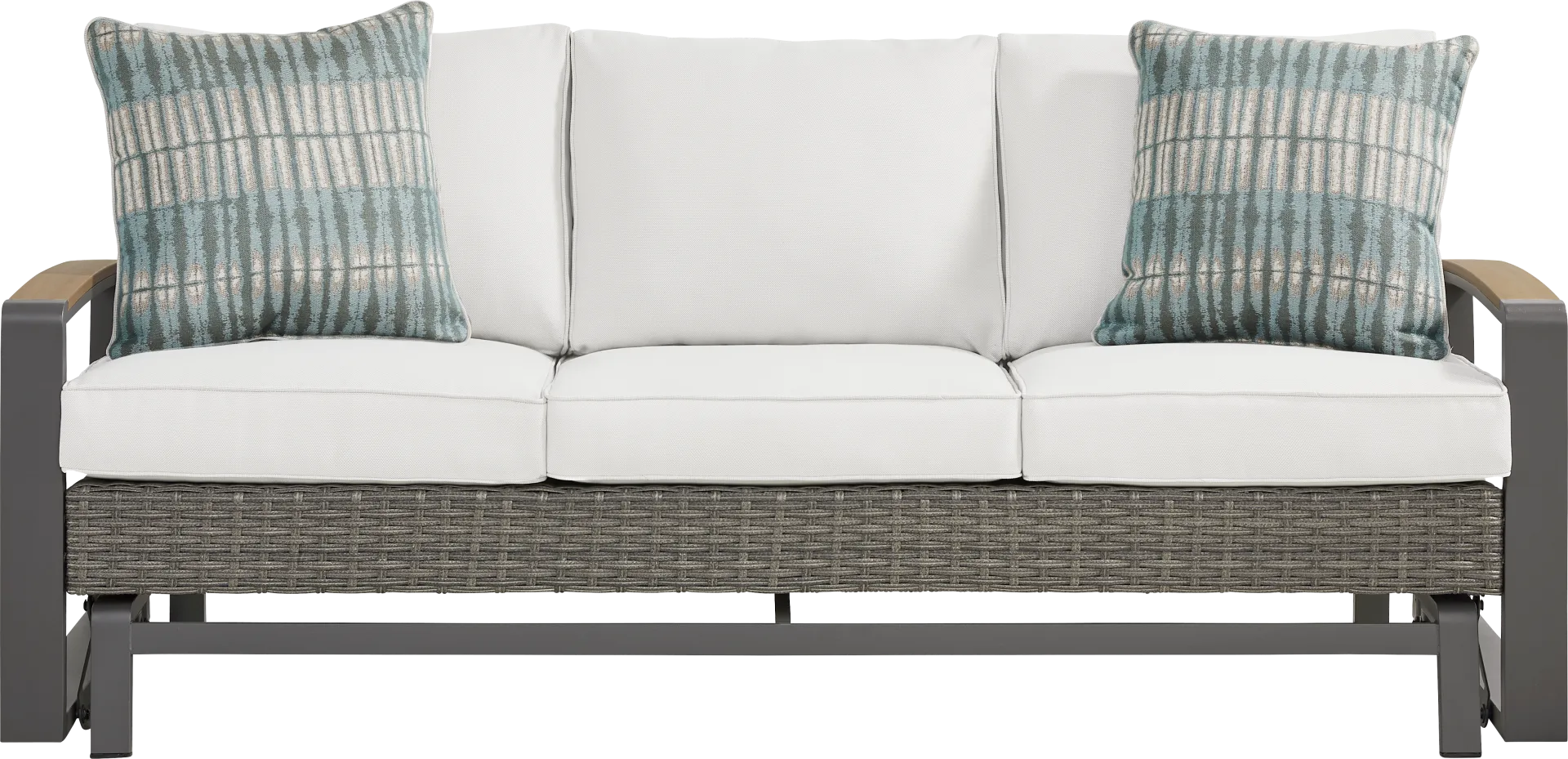 Randolph Gray 4 Pc Outdoor Glider Seating Set - Image 2