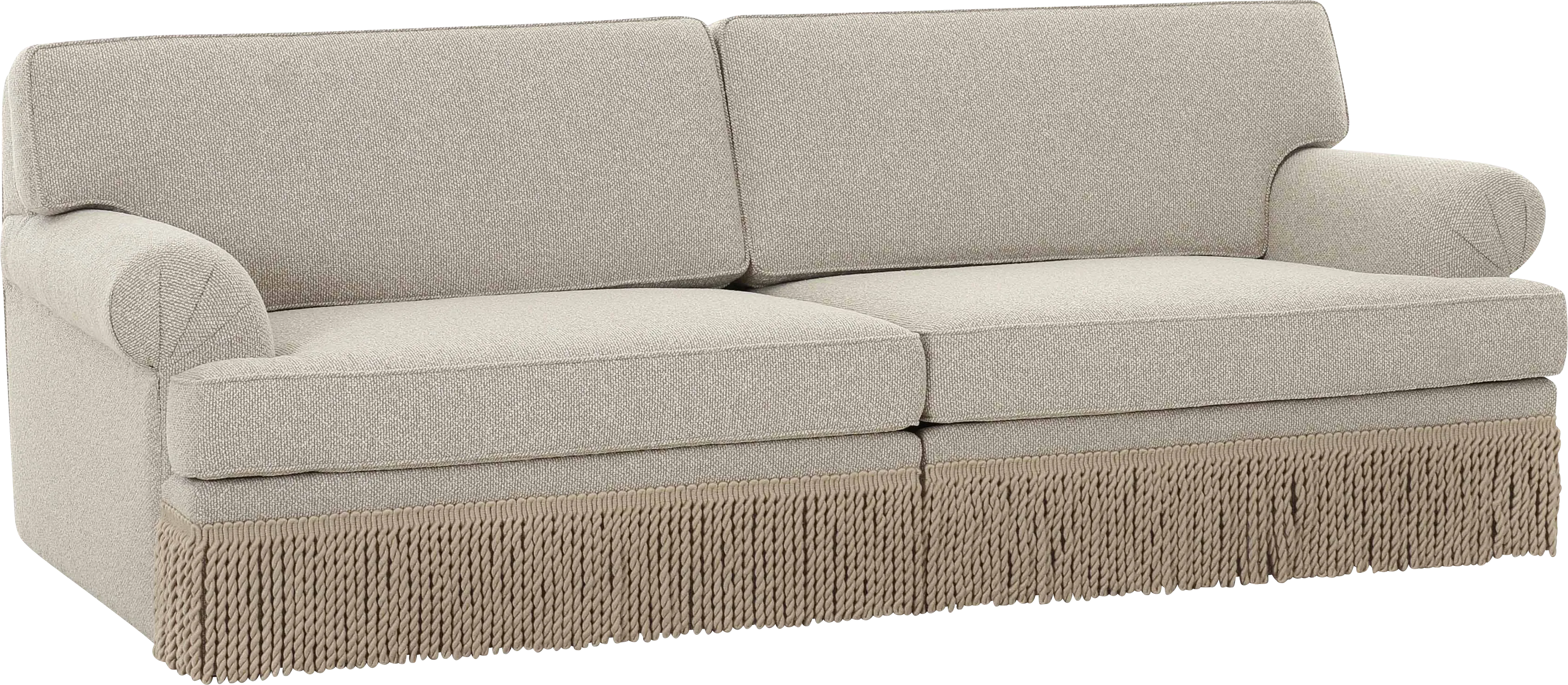 Alifred Cream Sofa - Thumbnail - Image 1