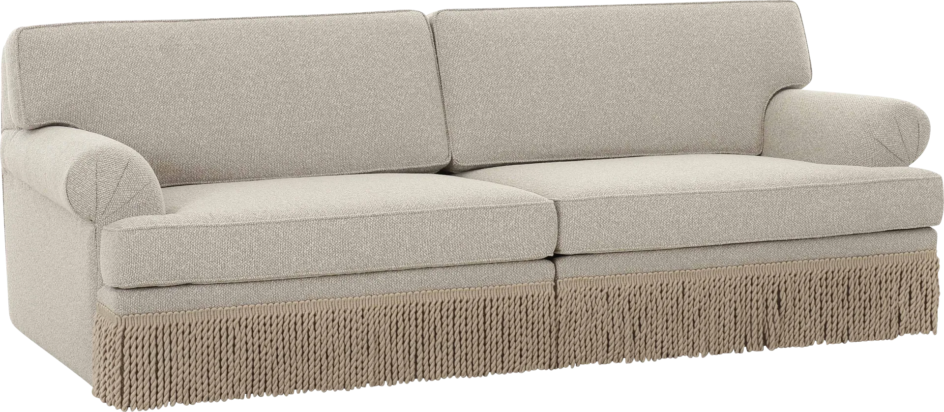 Alifred Cream Sofa - Image 1