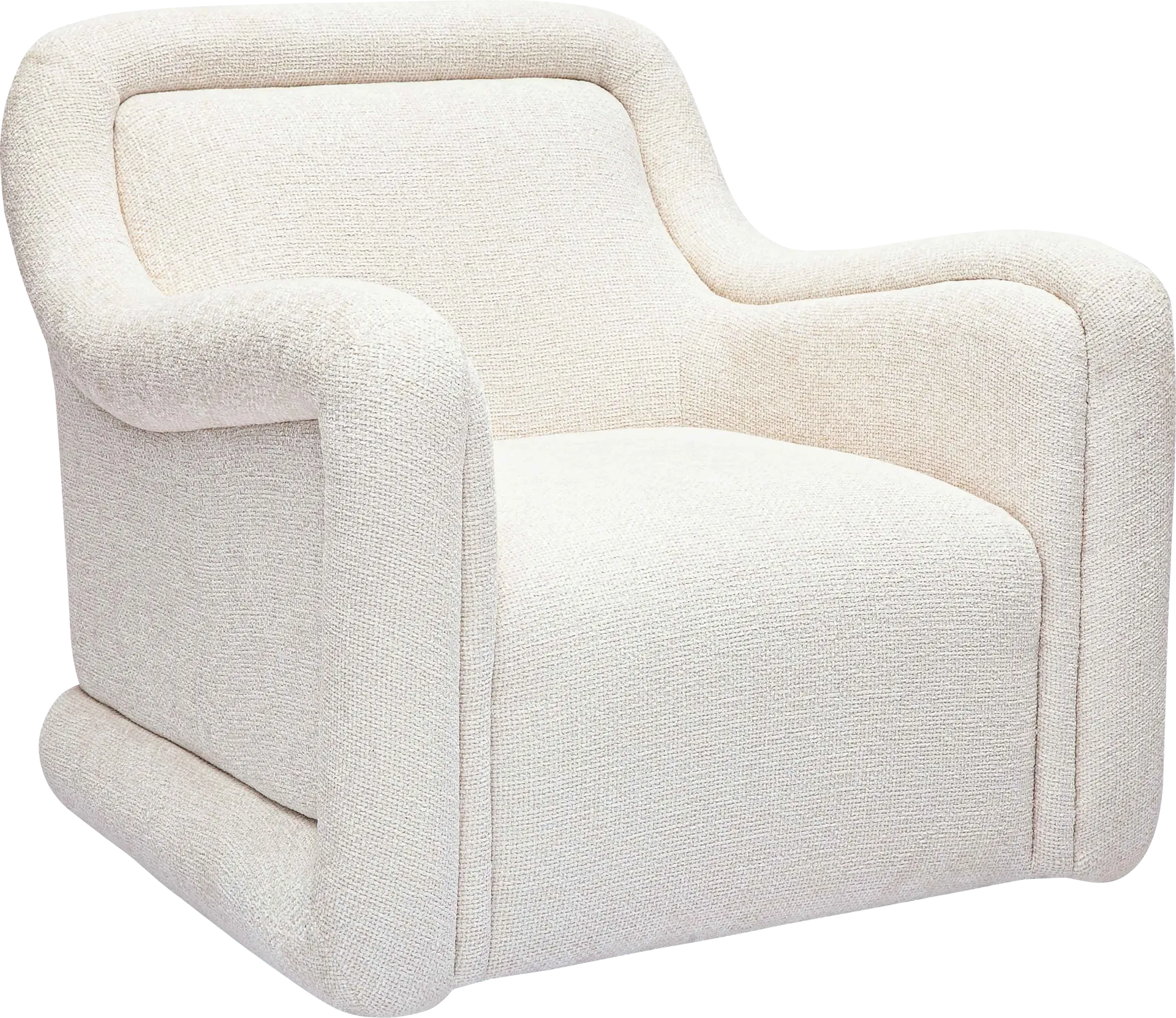 Fullbrighty II Cream Swivel Accent Chair - Image 1