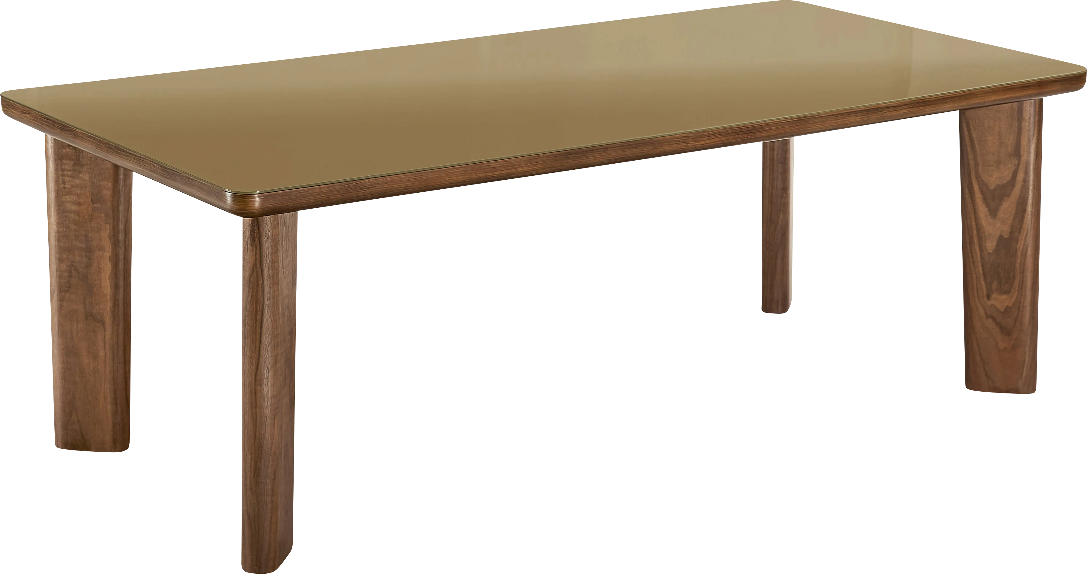 Crystalware Brown Rectangle Dining Table