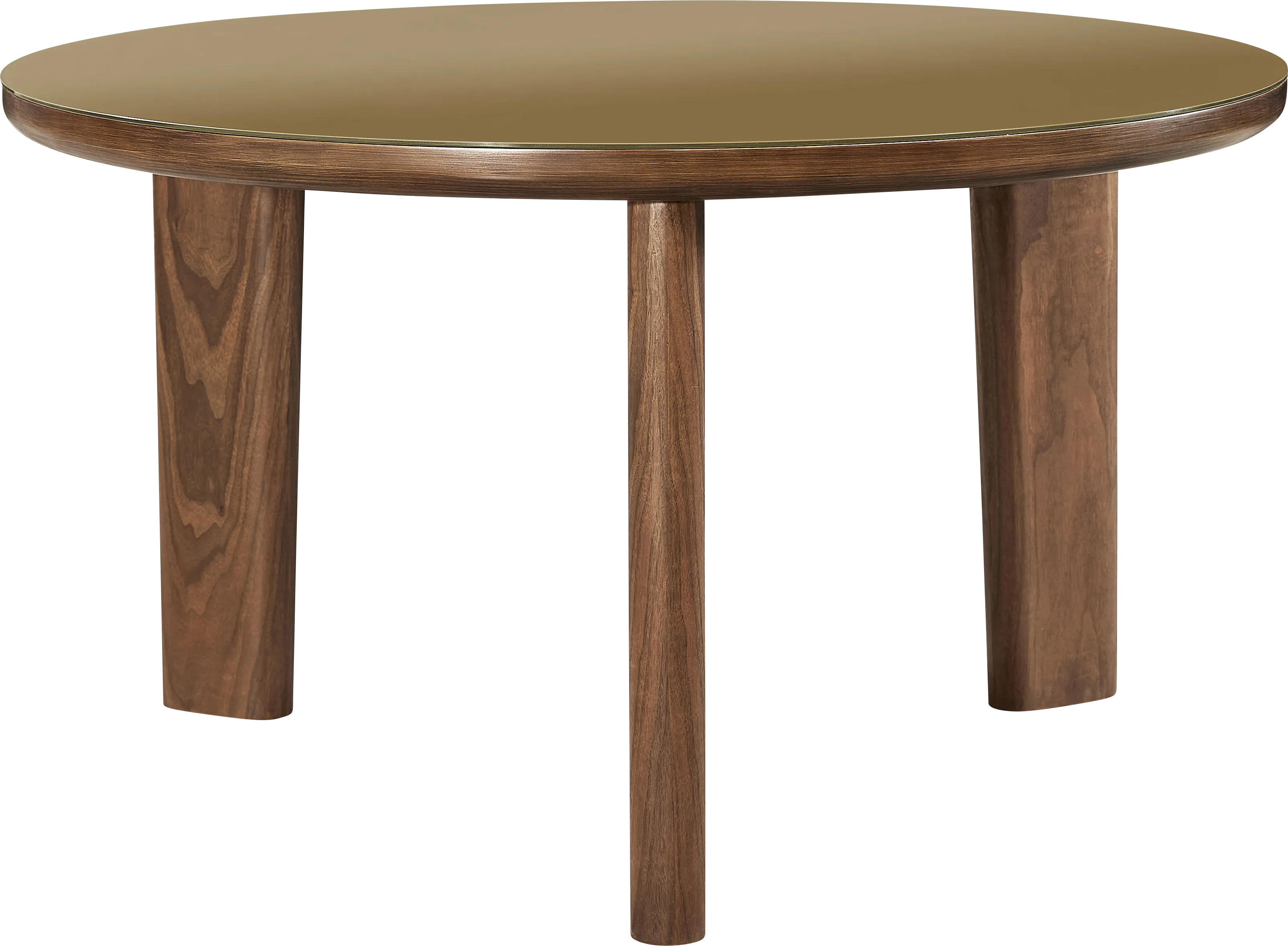 Crystalware Brown Round Dining Table - Thumbnail - Image 1