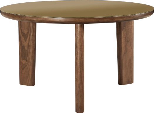 Crystalware Brown Round Dining Table