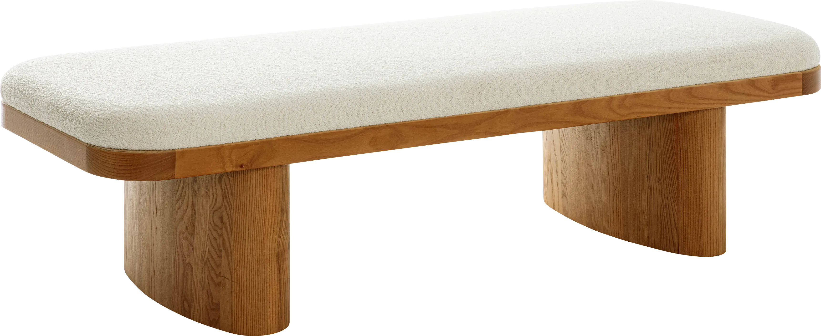 Lurene II Cream Bench - Thumbnail - Image 1