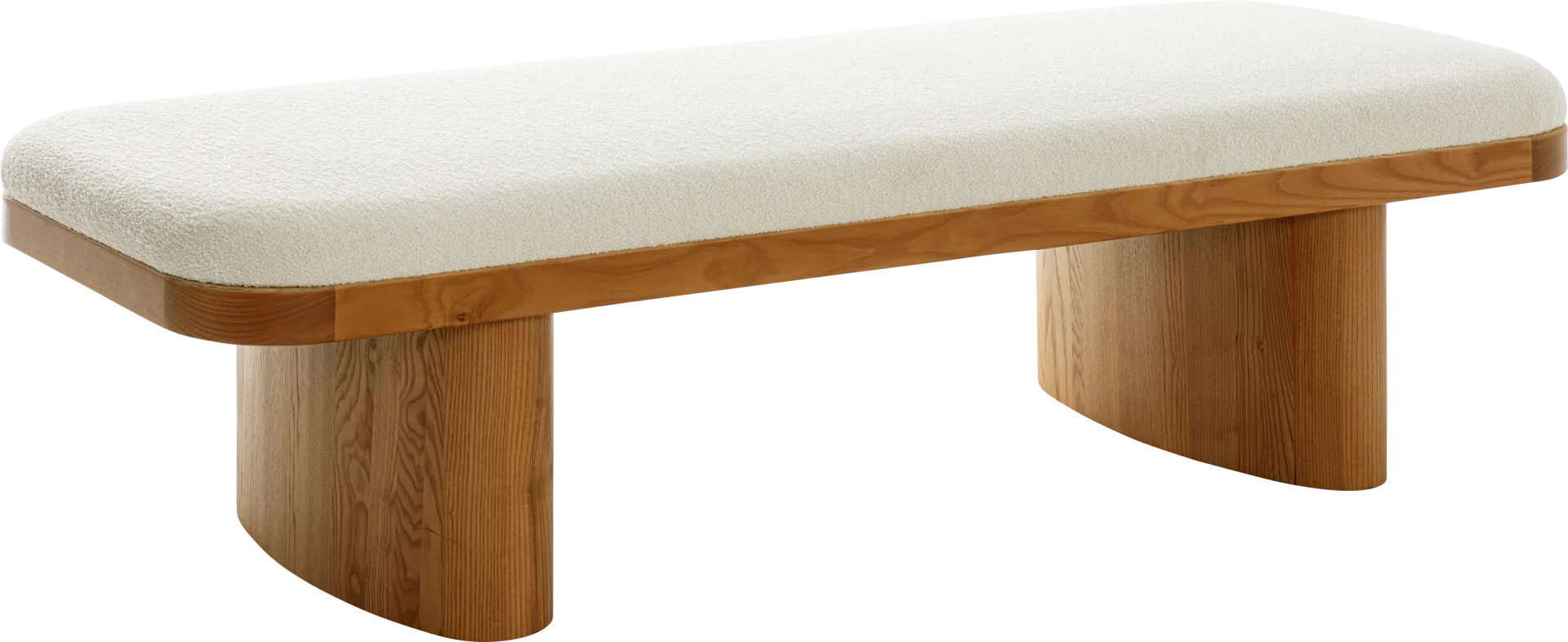 Lurene II Cream Bench - Image 1