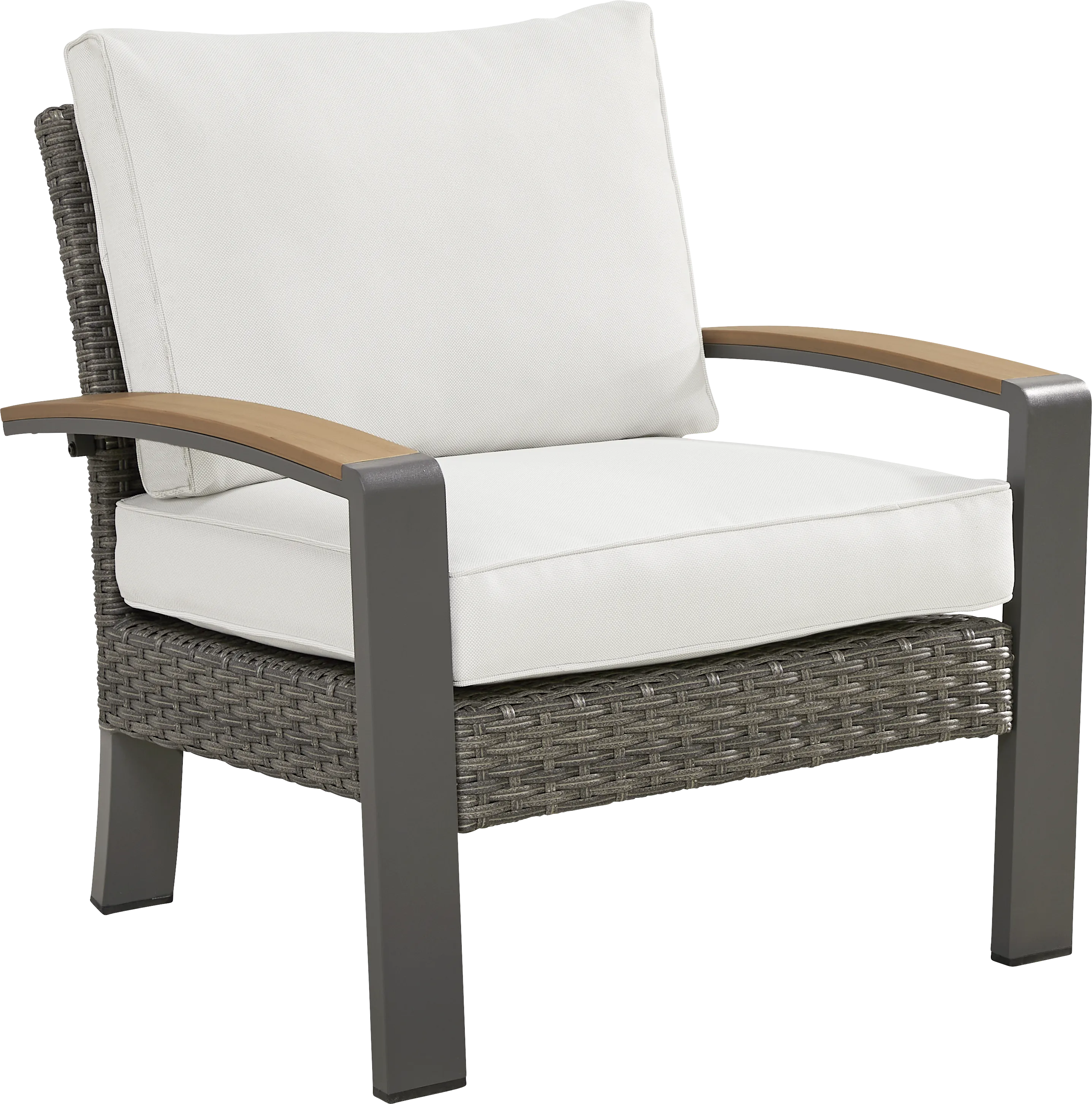 Randolph Gray Outdoor Club Chair - Thumbnail - Image 1