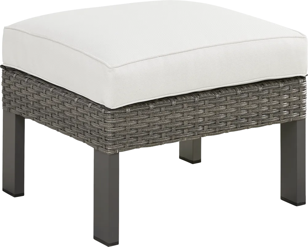 Randolph Gray Outdoor Ottoman