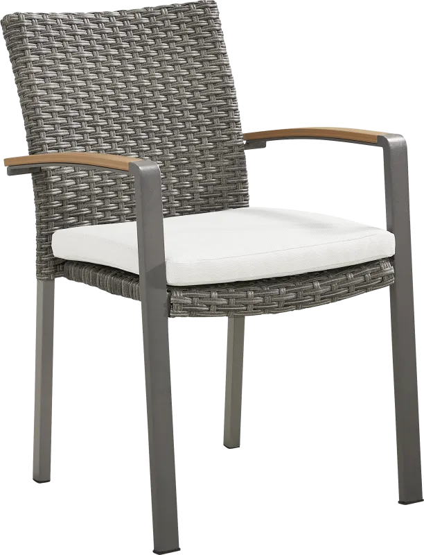 Randolph Gray Outdoor Arm Chair